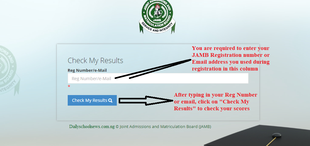 how to check Jamb result