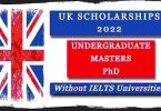 UK Scholarships for International Students Without IELTS Exams