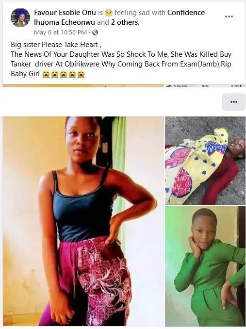 young girl killed by trailer